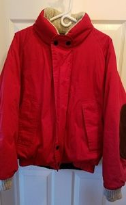 Vintage nautical coat / jacket red